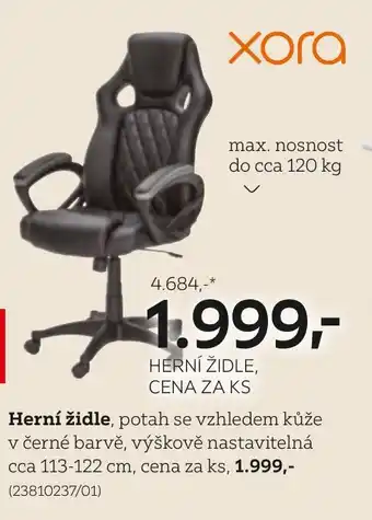 XXXLutz HERNÍ ŽIDLE, CENA ZA KS nabídka