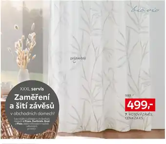 XXXLutz HOTOVÝ ZÁVĚS, CENA ZA KS nabídka