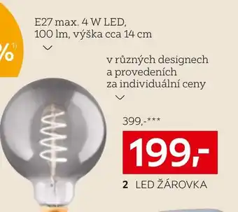 XXXLutz LED ŽÁROVKA nabídka