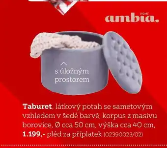 XXXLutz Taburet nabídka