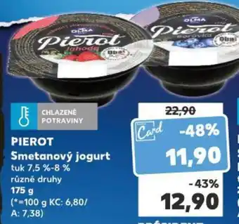 Kaufland PIEROT Smetanový jogurt nabídka