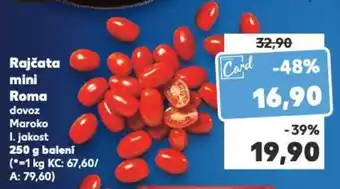 Kaufland Rajčata mini Roma nabídka