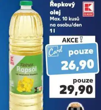 Kaufland Řepkový olej nabídka
