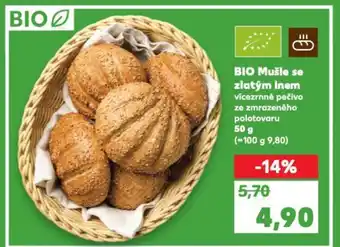 Kaufland BIO Mušle se zlatým Inem nabídka