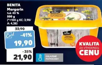 Kaufland BENITA Margarin nabídka