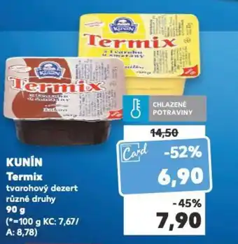 Kaufland KUNIN Termix nabídka