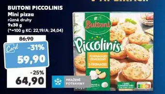 Kaufland BUITONI PICCOLINIS Mini pizza nabídka
