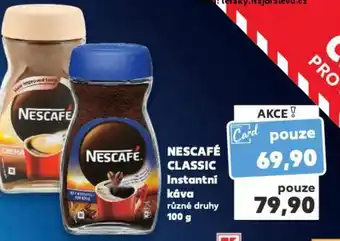 Kaufland NESCAFÉ CLASSIC Instantni káva nabídka