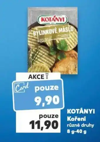 Kaufland KOTÁNYI Koření nabídka