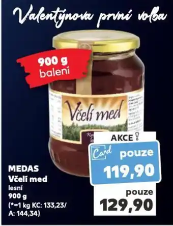 Kaufland MEDAS Včeli med nabídka