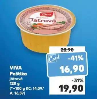 Kaufland VIVA Paštika nabídka