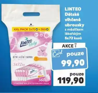 Kaufland LINTEO Dětské vlhčené ubrousky nabídka