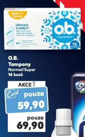 Kaufland O.B. Tampony nabídka