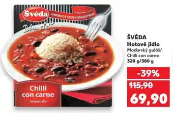 Kaufland ŠVÉDA Hotové jídlo nabídka