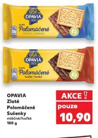 Kaufland OPAVIA Zlaté Polomáčené Sušenky nabídka