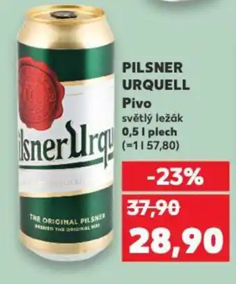 Kaufland PILSNER URQUELL Pivo nabídka