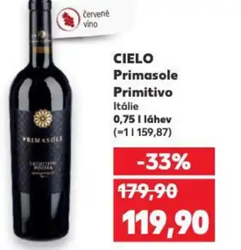 Kaufland CIELO Primasole Primitivo nabídka