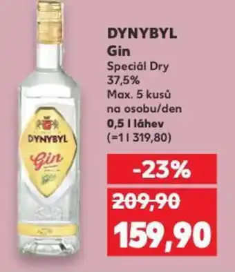 Kaufland DYNYBYL Gin nabídka