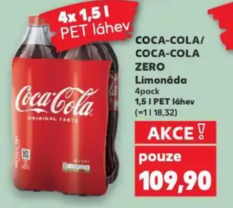 Kaufland COCA-COLA/ COCA-COLA ZERO Limonáda nabídka