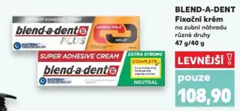 Kaufland BLEND-A-DENT Fixační krém nabídka