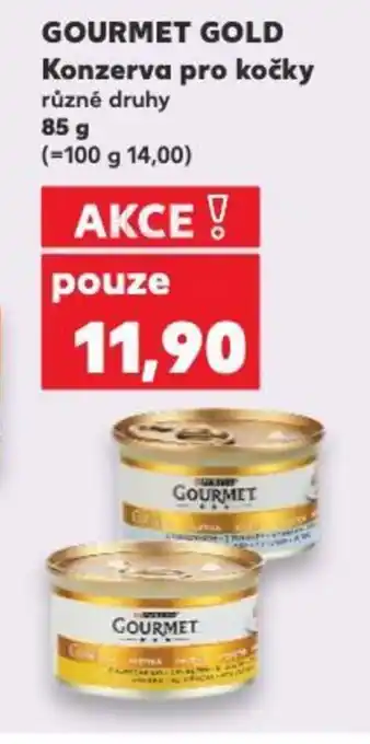 Kaufland GOURMET GOLD Konzerva pro kočky nabídka