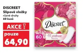 Kaufland DISCREET Slipové vložky nabídka