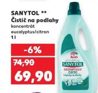 Kaufland SANYTOL Čistič na podlahy nabídka