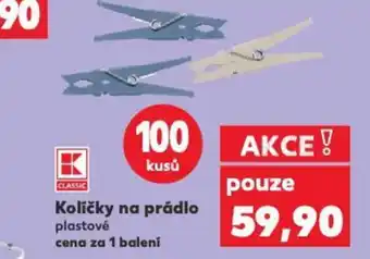 Kaufland Količky na prádlo nabídka