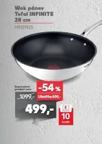Kaufland Wok pánev Tefal INFINITE 28 cm nabídka