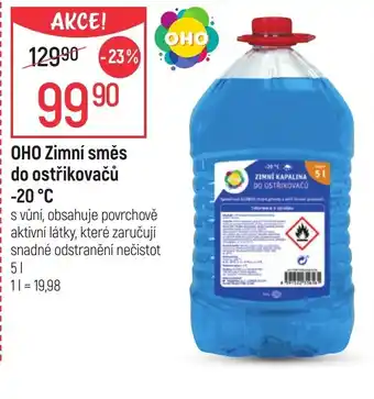 Globus OHO Zimní směs do ostřikovačů -20 °C nabídka