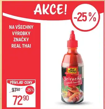 Globus NA VŠECHNY VÝROBKY ZNAČKY REAL THAI nabídka