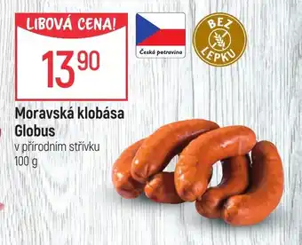 Globus Moravská klobása Globus nabídka