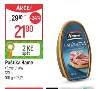 Globus Paštika Hamé nabídka