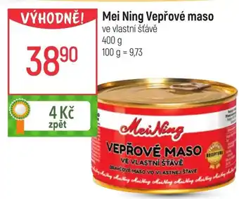 Globus Mei Ning Vepřové maso nabídka