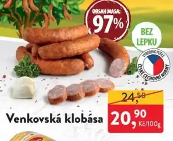 MP Krásno Venkovská klobása nabídka