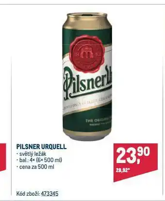 Makro Pivo pilsner urquell nabídka