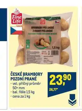 Makro České brambory nabídka