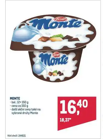 Makro Monte nabídka