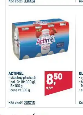 Makro Actimel nabídka