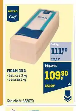 Makro Eidam sýr nabídka