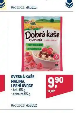 Makro Ovesná kaše nabídka