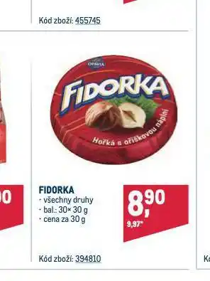Makro Fidorka nabídka