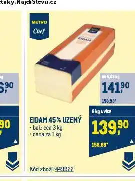 Makro Eidam uzený sýr nabídka