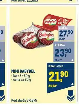 Makro Minibabybel sýr nabídka