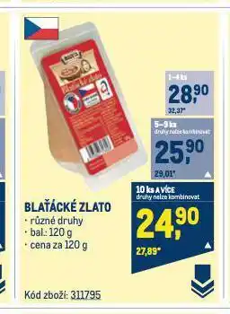Makro Blaťácké zlato sýr nabídka