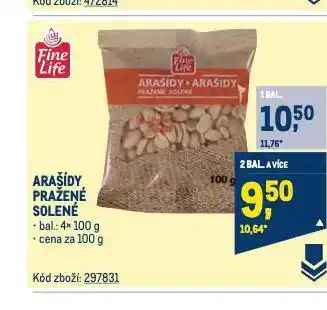Makro Arašídy nabídka