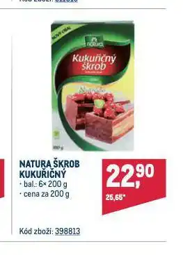 Makro Natura škrob kukuřičný nabídka