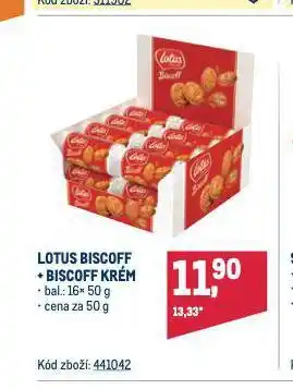 Makro Lotus biscoff nabídka
