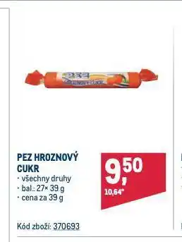 Makro Pez hroznový cukr nabídka