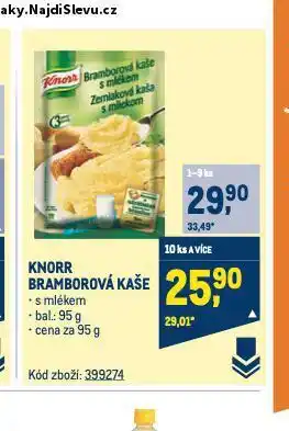 Makro Knorr bramborová kaše nabídka